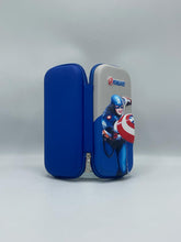 3D Captain America Blue Pencil Case For Boys